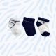 ERBEO Čarapice Za Dečake i Bebe – belo i teget boje, set 3 komada - EP3022977