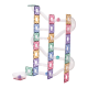 CLEVERCLILXX Magnetni konstruktor set Tobogan pastel - 110 delova - CC1001