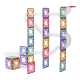 CLEVERCLILXX Magnetni konstruktor set Tobogan pastel - 110 delova - CC1001
