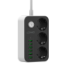 Produžni kabel LDNIO SE3631 3 utičnice 6xUSB 2m X10 - 610615