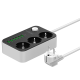 Produžni kabel LDNIO SE3631 3 utičnice 6xUSB 2m X10 - 610615