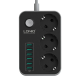 Produžni kabl LDNIO SE3631 3 utičnice 6xUSB 2m - 207810