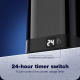Produzni kabl LDNIO SEW4485 2500W EU 4 uticnice + 3xUSB QC PD 30W, Wireless 15W, PPS, Tajmer 2m crni - 219677