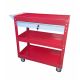 PROLINETECH Kolica za alat sa 3 police i fiokom - crvena PLT/WS-03/1 - EP2194850