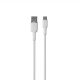 PURO Icon kabal USB-A USB-C 1.5 m beli - 223895