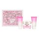 Versace Bright Crystal Gift Set ( 50 ml EDT + 50 ml losion + 50 ml gel za tuširanje ) - QKPGB0007
