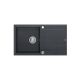 QUADRON Granitna sudopera Evan 111 HCQE8650U8_BS_P2O, crna - QU172