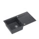 QUADRON Granitna sudopera Evan 111 HCQE8650U8_BS_P2O, crna - QU172