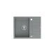 QUADRON Granitna ugradna sudopera Morgan 116 HB8210U5-BS_P2O, srebrna - QU245