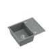 QUADRON Granitna ugradna sudopera Morgan 116 HB8210U5-BS_P2O, srebrna - QU245