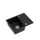 QUADRON Granitna ugradna sudopera Morgan 116 HB8210U7-BS_P2O, carbon/steel - QU246