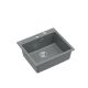 QUADRON Granitna ugradna sudopera Morgan 110 HB8304U5-BS_P2O, srebrna/steel - QU257