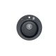 QUADRON Granitna okrugla sudopera Morgan 210 HB8301U8-BS_P2O, crna /steel - QU268