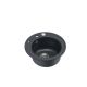 QUADRON Granitna okrugla sudopera Morgan 210 HB8301U8-BS_P2O, crna /steel - QU268