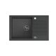QUADRON Granitna ugradna sudopera Peter 111 HCQP7850CZK, crna - QU300