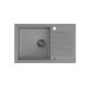 QUADRON Granitna ugradna sudopera Peter 111 HCQP7850SZK, srebrna - QU302
