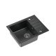 QUADRON Granitna ugradna sudopera Peter 116 HCQP6250CZK, crna - QU305