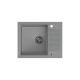 QUADRON Granitna ugradna sudopera Peter 116 HCQP6250SZ, srebrna - QU307