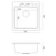 QUADRON Granitna ugradna sudopera Peter 110 HCQP5052CZ, crna - QU310