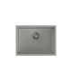 QUADRON Granitna podugradna sudopera Alec 50 HQA5340SZK, srebrna - QU316