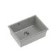 QUADRON Granitna podugradna sudopera Alec 50 HQA5340SZK, srebrna - QU316
