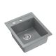 QUADRON Ugradna sudopera Johnny 100 GraniteQ HCQJ4350SZK, srebrna - EP3191871