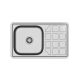 QUADRON Ugradna čelična sudopera Louis 111 HD111SAT7848, inox - QU365
