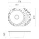 QUADRON Ugradna čelična sudopera Jim 216 HD216SAT5745, inox - QU375