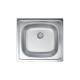 METALAC INKO Sudopera inox jednodelna Quadro fi 60 - 049937