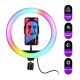 Selfie Ring Light portable MJ33 RGB colorful - R1956