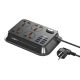 MOXOM Produžni adapter MX-ST07 Home&Travel, crna - R2151