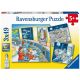 Ravensburger puzzle - Na svemirskoj misiji sa Tomom i Mijom - 3x49 delova - RA05088