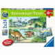 Ravensburger puzzle (slagalice) - Dinosaurusi na svom staništu - RA05128