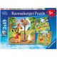 Ravensburger puzzle - Winnie the pooh - 3x49 delova - RA05187