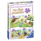 Ravensburger puzzle (slagalice) - Moje prve puzzle, 4u 1, šumske životinje - RA06952