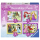 Ravensburger puzzle (slagalice) - Diznijeve princeze, 4 u 1 - RA07397