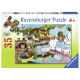 Ravensburger puzzle (slagalice) - Slatke životinje u Zoo vrtu - RA08778