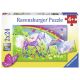 Ravensburger puzzle - Dugini konji - 2x24 delova - RA09193