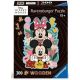 Ravensburger drvena puzzla - Diseny Mickey & Minnie - 300 delova - RA12000762