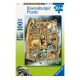 Ravensburger puzzle - Životinje u regalu - 100 delova - RA12000862