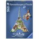 Ravensburger puzzle - Ajfelova kula silueta - 800-1200 delova - RA16152