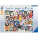 Ravensburger puzzle - Tipovi lica - 500 delova - RA16830