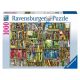 Ravensburger puzzle - Bizarre biblioteka - 1000 delova - RA19137