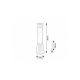 Rabalux Dekorativna rasveta Minka GY635 1x MAX 20W srebrna (7029) - 7029