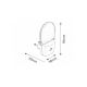 Rabalux Dekorativna rasveta Paris Lux LED 05W bela (4658) - 4658-1