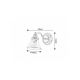 Rabalux Kupatilska rasveta Antoine E14 1x MAX 40W hrom (3207) - 3207
