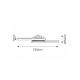 Rabalux Kupatilska rasveta Antonia LED 2x 12W hrom (5895) - 5895-1