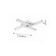 Rabalux Kupatilska rasveta Antonia LED 4x 6 W hrom (5896) - 5896