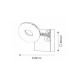 Rabalux Kupatilska rasveta Beata LED 5W hrom (5716) - 5716