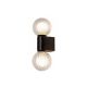 Rabalux Kupatilska rasveta Colzar G9 2x MAX 35W mat crno (75022) - RAS002973A00000